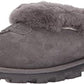 UGG महिलाओं की शीयरलिंग लाइन्ड स्लिपर ग्रे साइज 7