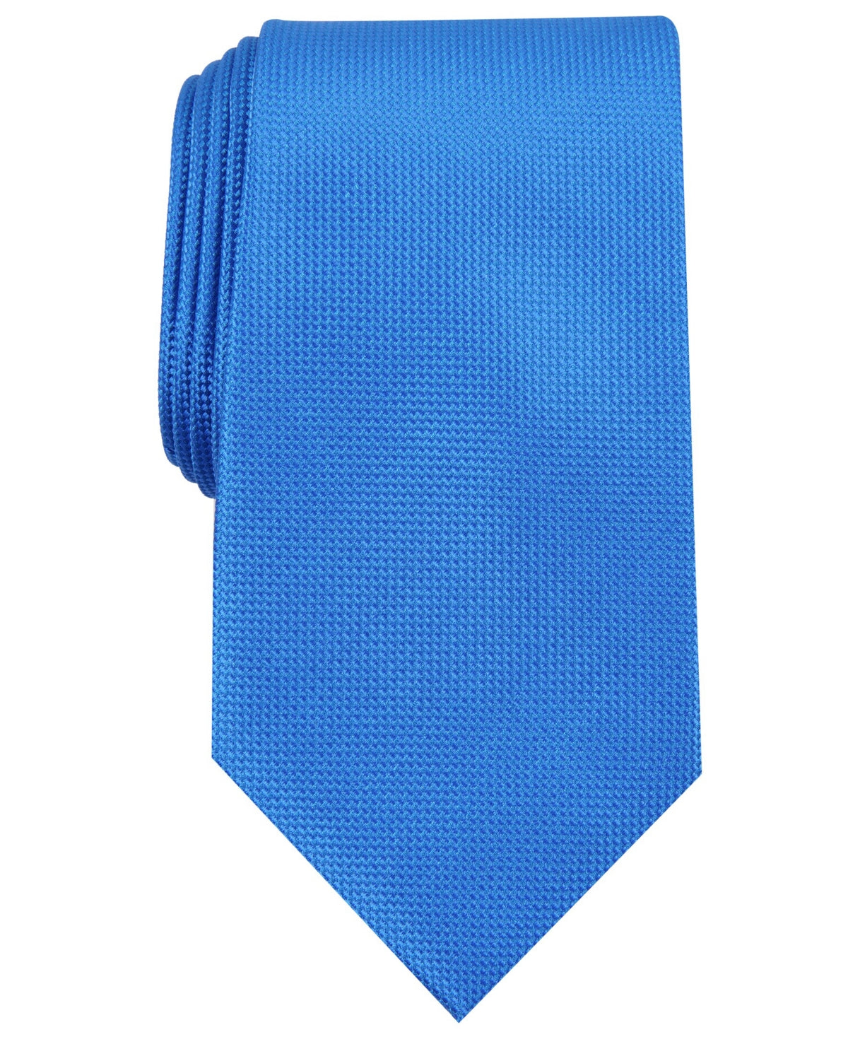 Perry Ellis Men's Oxford Solid Tie Blue Size Regular