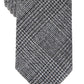 INC International Concepts Men's Glen Plaid Skinny Tie Black Size Regular