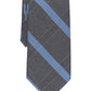 Alfani Men's Bermudo Plaid Slim Tie Gray Size Regular