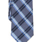 Perry Ellis Men's Caplan Plaid Tie Blue Size Regular