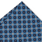 Alfani Men's Solid Medallion Pocket Square Blue Size Regular