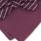 Alfani Men's Laurel Stripe Bow Tie & Pocket Square Set Purple Size Regular
