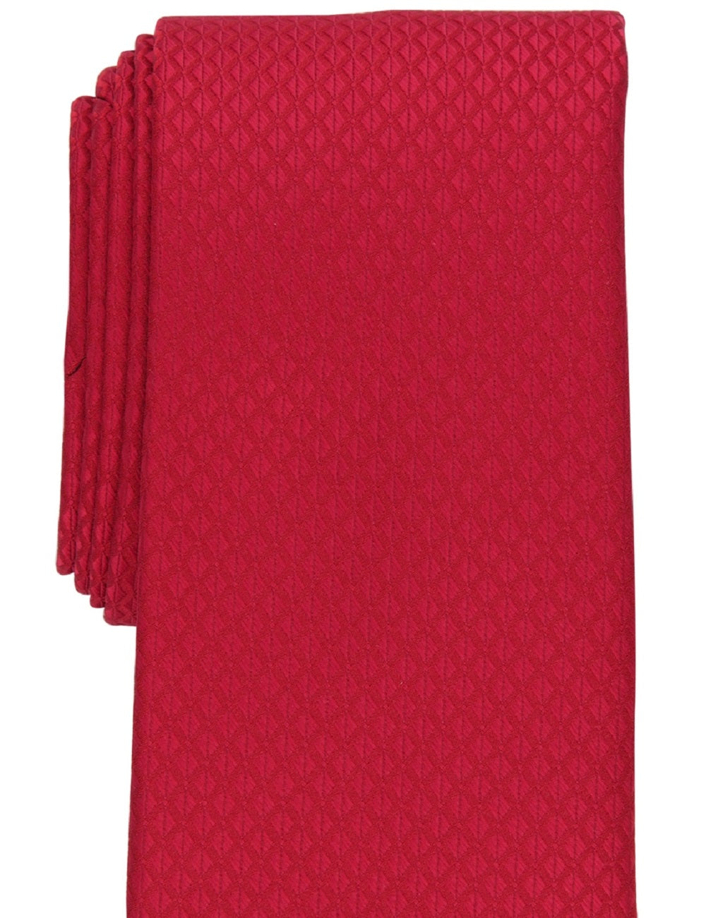 Perry Ellis Men's Boland Classic Geo Print Tie Red Size Regular