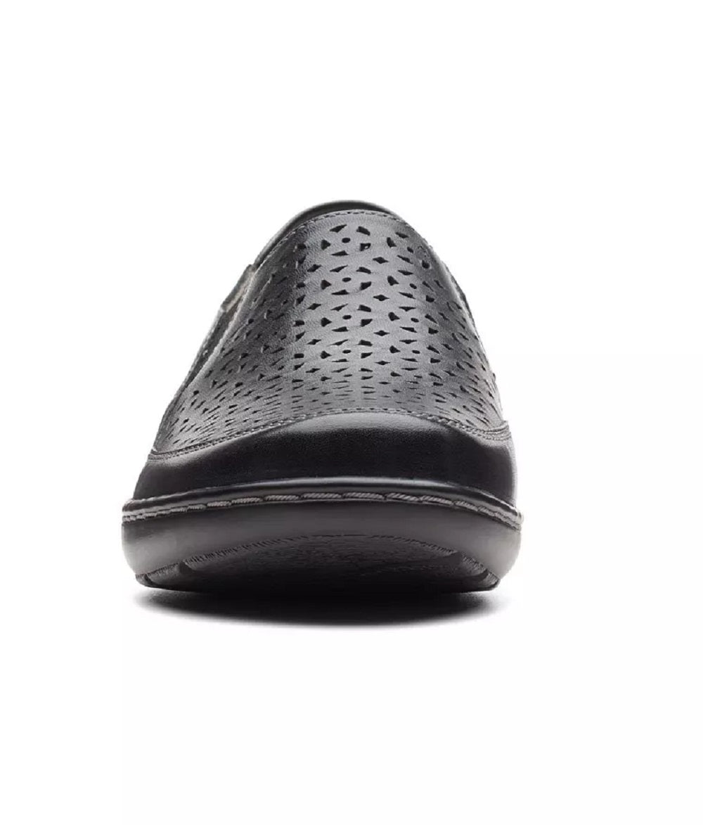 Clarks Women's Collection Cora Sky Flats Black Size 7.5 W