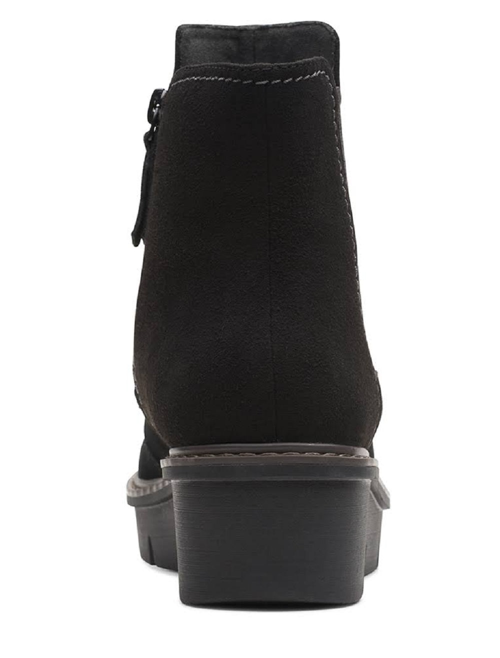 Clarks Women's Airabell Move Pull-on Chelsea Booties Black Size 11W