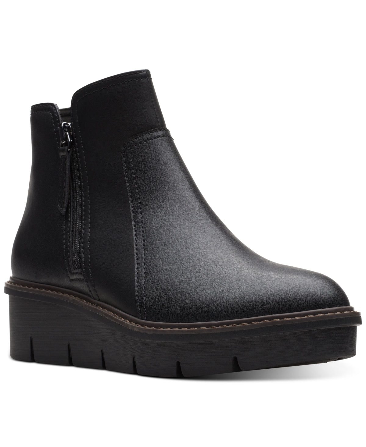 Clarks Women's Airabell Zip Booties Black Size 6 M