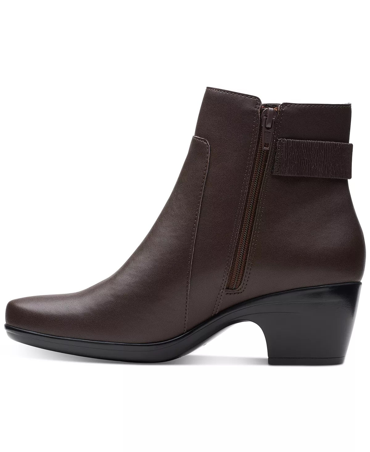 Clarks Women's Emily Holly Booties Brown Size 8.5 M