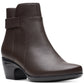 Clarks Women's Emily Holly Booties Brown Size 8.5 M