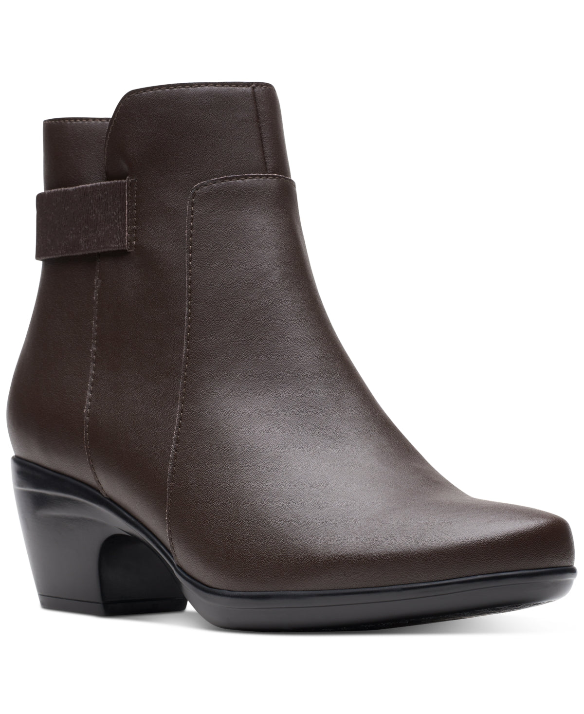 Clarks Women's Emily Holly Booties Brown Size 8.5 M