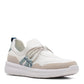 Clarks Women's Ezera Run Sneakers Shoes White Size 6.5 M