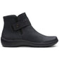 Clarks Women's Cora Rae Button Strap Ankle Booties Black Size 11 M