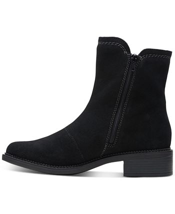 Clarks Women's Maye Zip Booties Gray Size 8.5 M