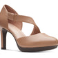 Clarks Women's Ambyr Glow Asymmetrical Comfort Pumps Brown Size 10 M