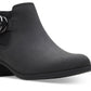 Clarks Women's Adreena Field Booties Shoes Black Size 7.5 M