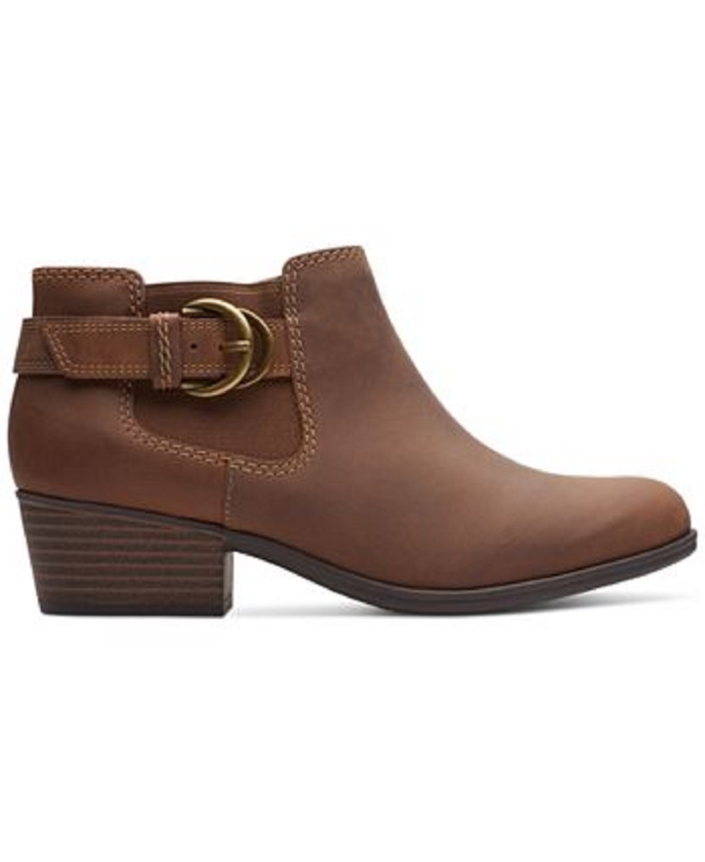 Clarks Women's Adreena Field Booties Brown Size 7 M