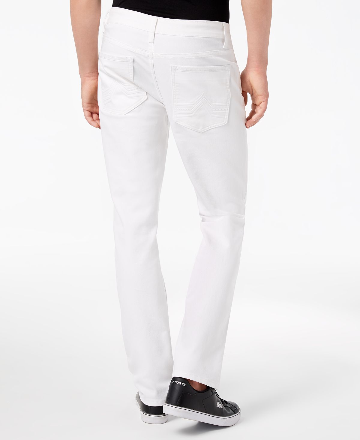 INC International Concepts Men's Teller Slim Fit Jeans White Size 38X30