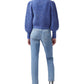 French Connection Women's Natalya Cardigan Blue Size Large