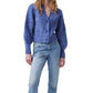French Connection Women's Natalya Cardigan Blue Size Large