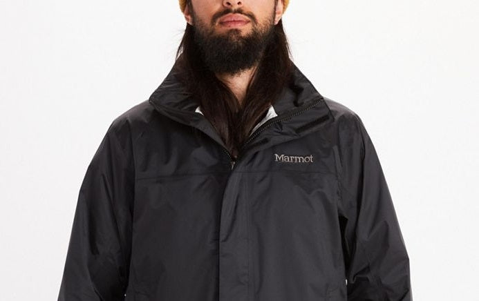 Marmot Men's PreCip Eco Rain Jacket Black Size Large