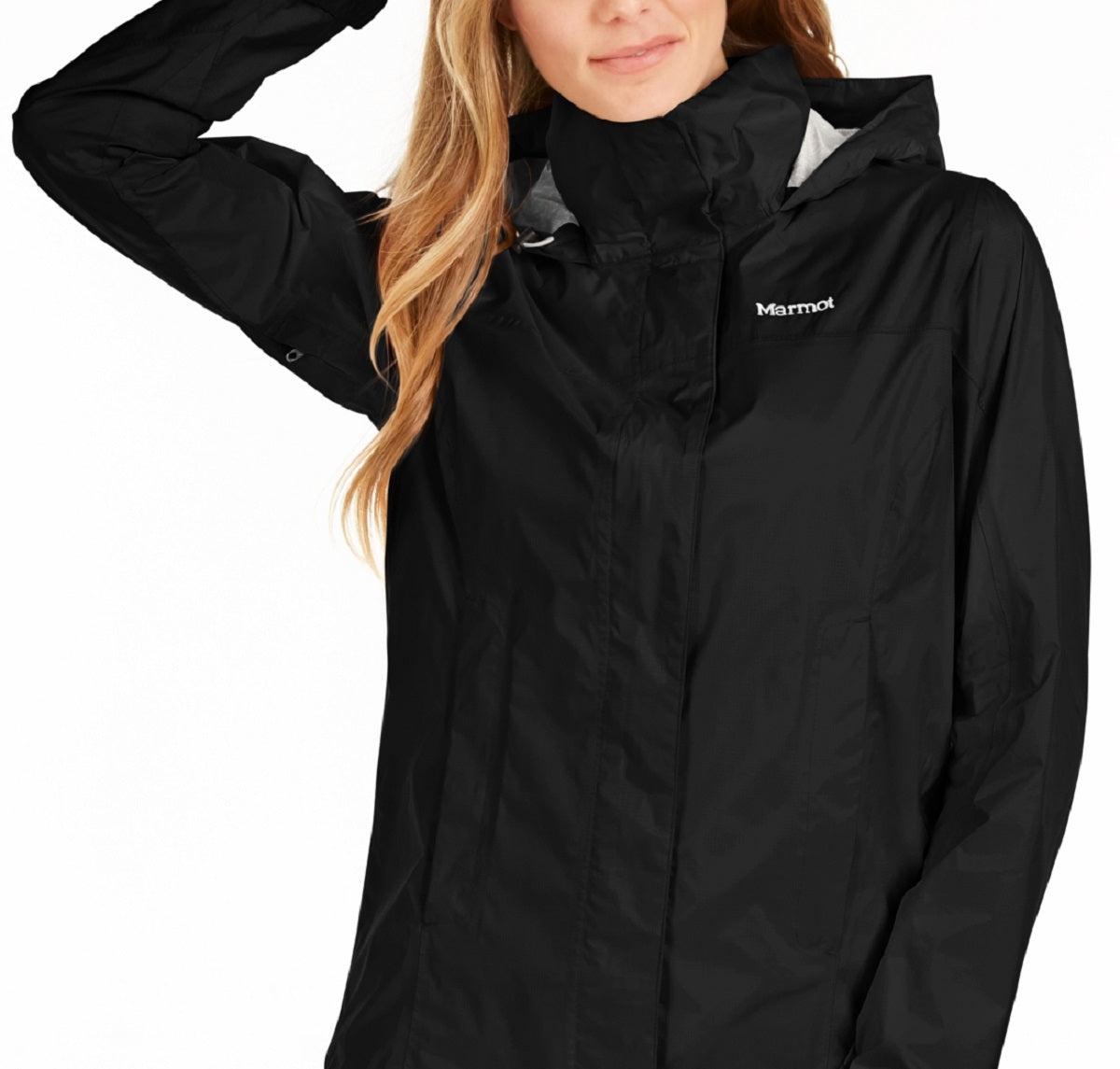Marmot Women's Precip Eco रेन जैकेट ब्लैक साइज़ X-स्मॉल