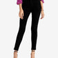 Rachel Roy Women's Velvet Animal Print Skinny Jeans Black Size 32