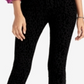 Rachel Roy Women's Velvet Animal Print Skinny Jeans Black Size 32