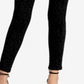 Rachel Roy Women's Velvet Animal Print Skinny Jeans Black Size 32