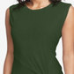 RACHEL Rachel Roy Women's Twisted High Low Top Green Size Medium