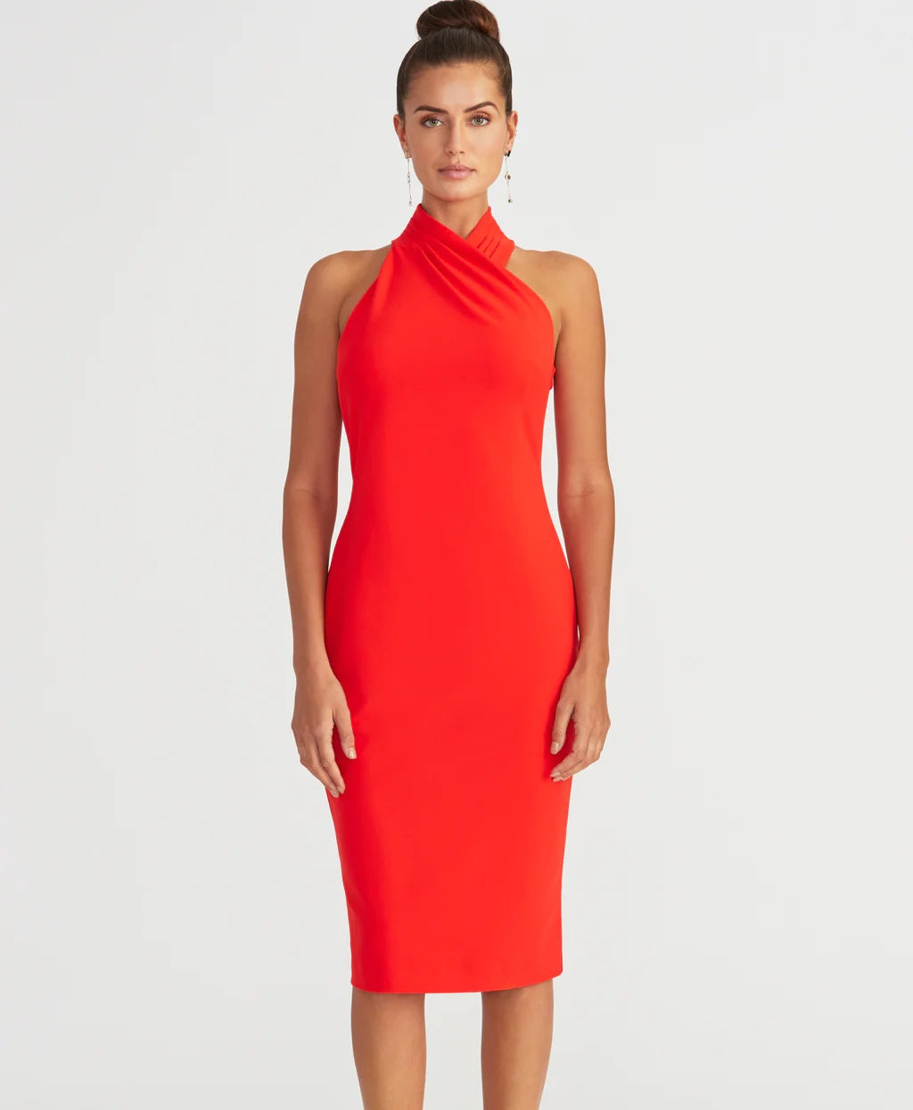 Rachel Roy Women's Halter Sheath Dress Red Size Medium
