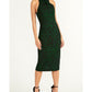 Rachel Roy Women's Sleeveless Printed Halter Dress Green Size XX-Large