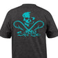Salt Life Men's Skull And Hooks Pocket Tee Gray Size Medium