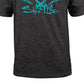 Salt Life Men's Skull And Hooks Pocket Tee Gray Size Medium