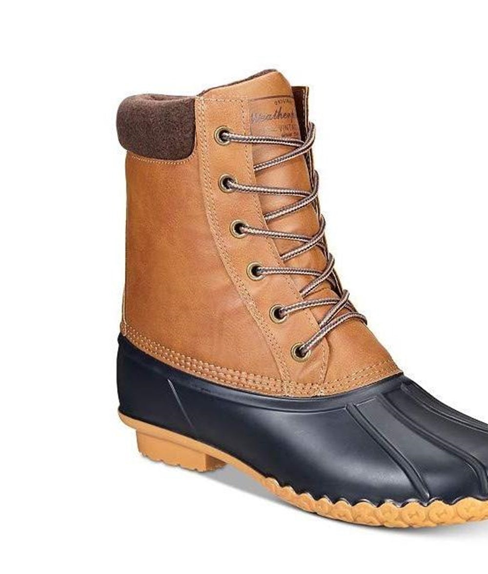 Weatherproof Vintage Men's Adam Duck Boots Shoes Brown Size 13M