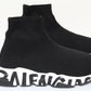 Balenciaga Women's Mid Speed Sock Sneaker Black Size 8