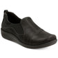 Clarks Women's Cloudsteppers Sillian Paz Flats Black Size 7.5 M