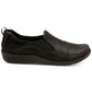 Clarks Women's Cloudsteppers Sillian Paz Flats Black Size 7.5 M