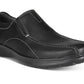 Clarks Men's Cotrell Step Bike Toe Slip On Shoes Black Size 10.5 W