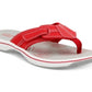 Clarks Women's Brinkley Bree Flip Flops Red Size 11 M