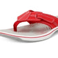 Clarks Women's Brinkley Bree Flip Flops Red Size 11 M
