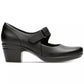 Clarks Women's Emslie Lulin Mary Jane Pumps Black Size 8 M