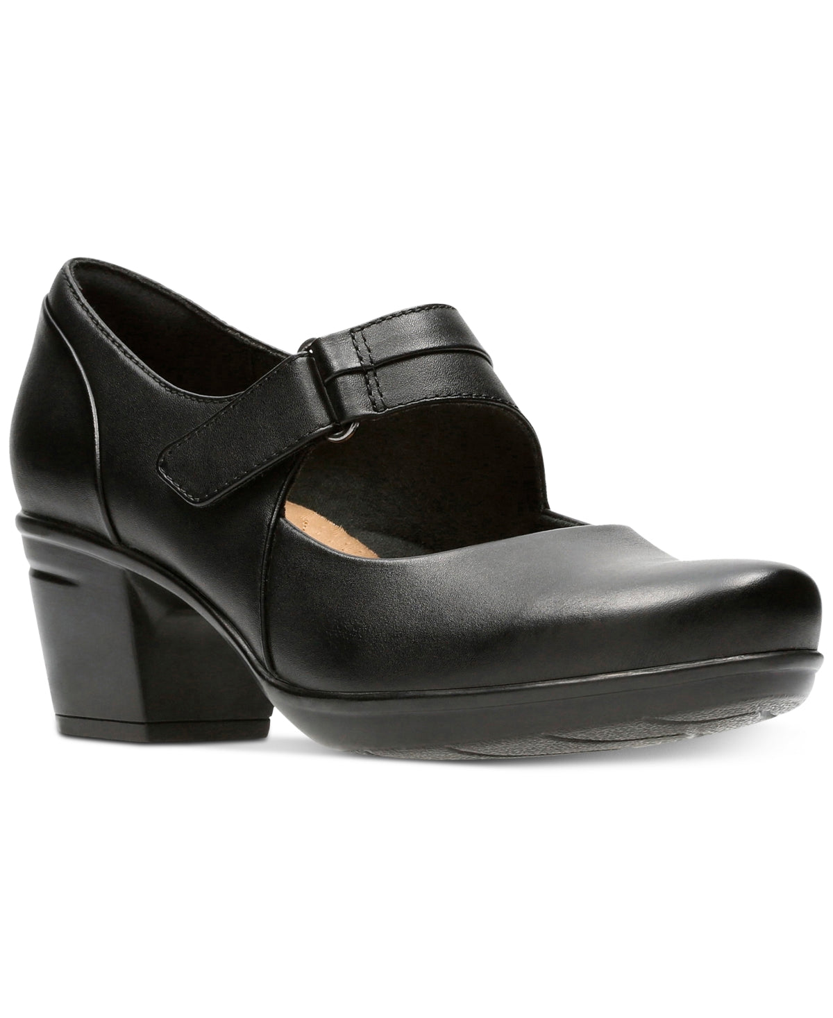 Clarks Women's Emslie Lulin Mary Jane Pumps Black Size 8 M
