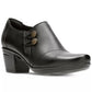 Clarks Women's Emslie Warren Leather Shooties Black Size 9 M