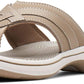 Clarks Women's Brinkley Bree Flip Flops Shoes Green Size 12 M