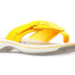 Clarks Women's Brinkley Bree Flip Flops Shoes Yellow Size 5 M