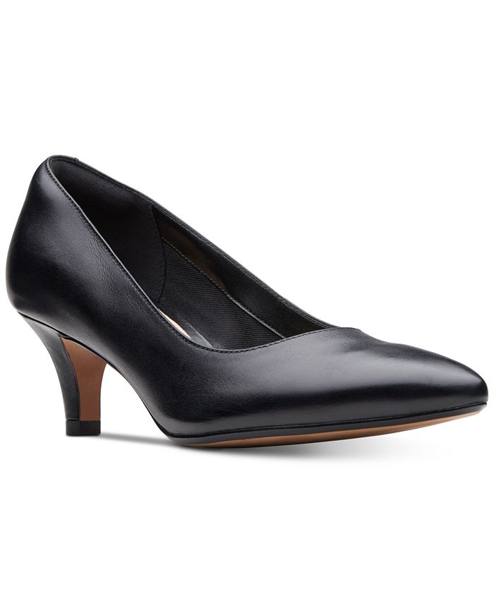 Clarks Women's Collection Linvale Jerica Shoes Black Size 7 M