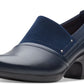 Clarks Women's Collection Emily Step Shoes Blue Size 7.5 M