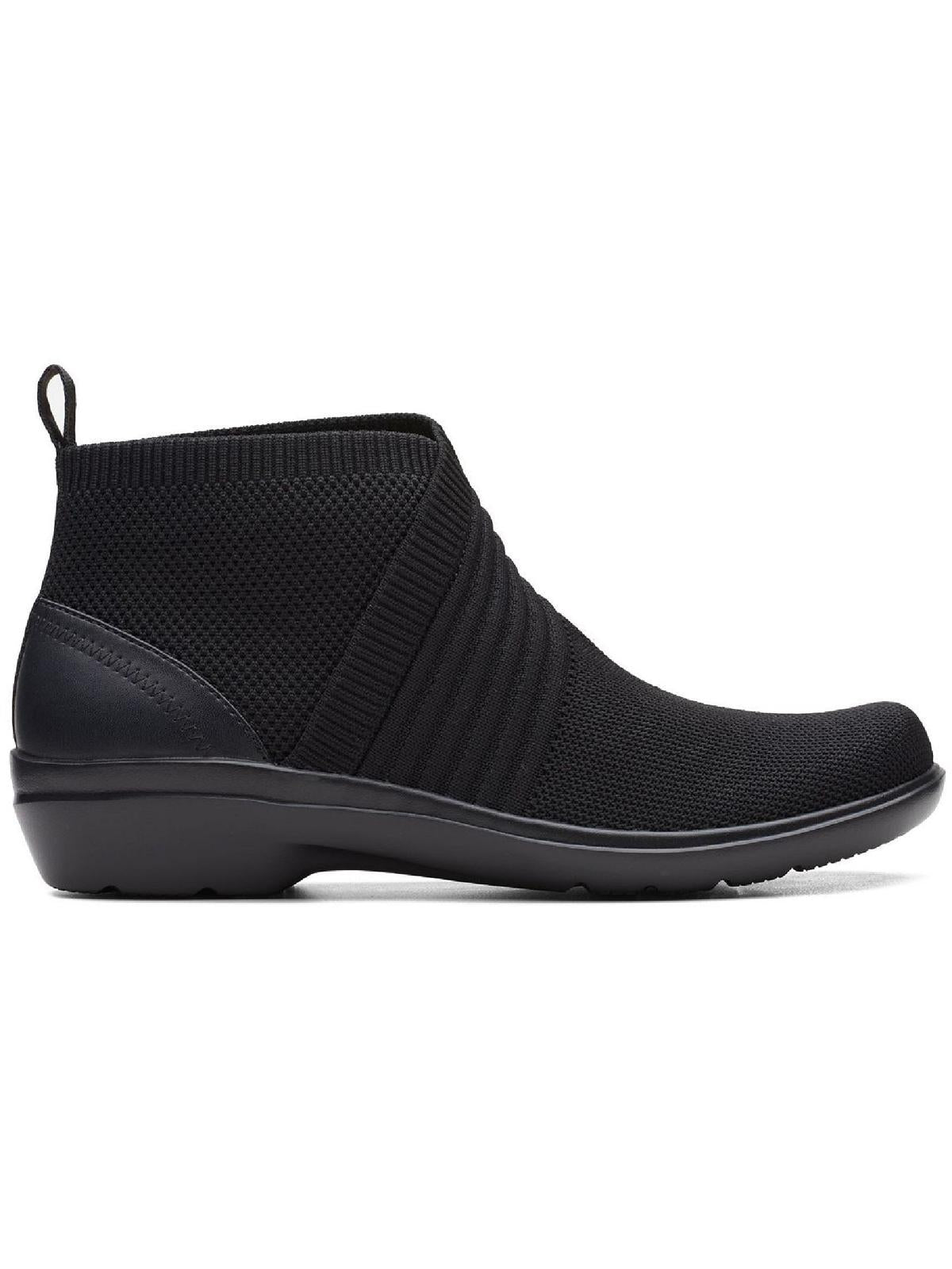 Clarks Women's Collection Sashlyn Mid Boots  Shoes Black Size 7.5 M