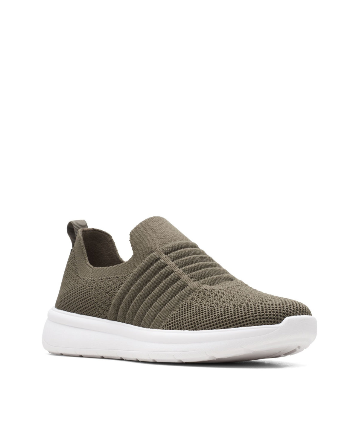 Clarks Women's Cloud Steppers Ezera Walk Sneaker Shoes Green Size 9D