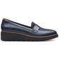Clarks Women's Collection Sharon Gracie Loafers Blue Size 9.5 M